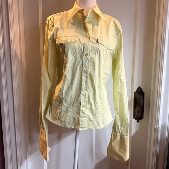 Pepe Jeans London Tops - Pepe Jeans London Ladies Size L Long Sleeve Shirt French Cuffs